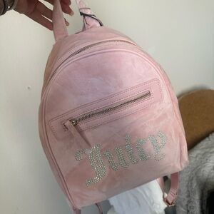 Juicy Couture Pink Glittery Backpack